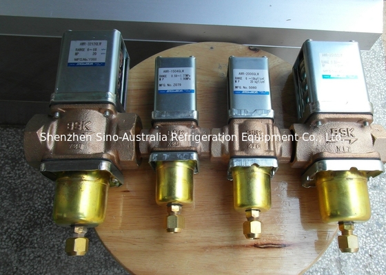 AWR-2006GLW วาล์วบริการทำความเย็น วาล์วควบคุมแรงดันน้ำ 3/4&quot; Connection