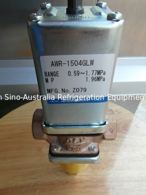 AWR-2006GLW วาล์วบริการทำความเย็น วาล์วควบคุมแรงดันน้ำ 3/4&quot; Connection