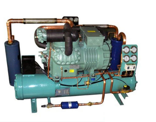 CE 9HP Water Cooled Refrigeration Unit 4CE-9Y Semi Hermetic Condensing Unit